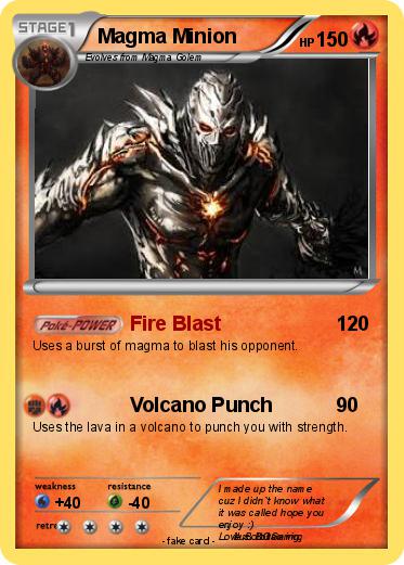 Pokemon Magma Minion