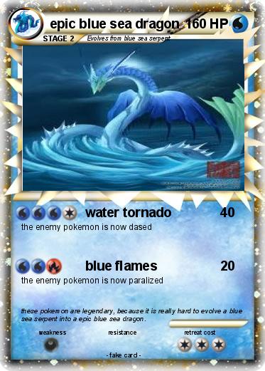 Pokemon epic blue sea dragon