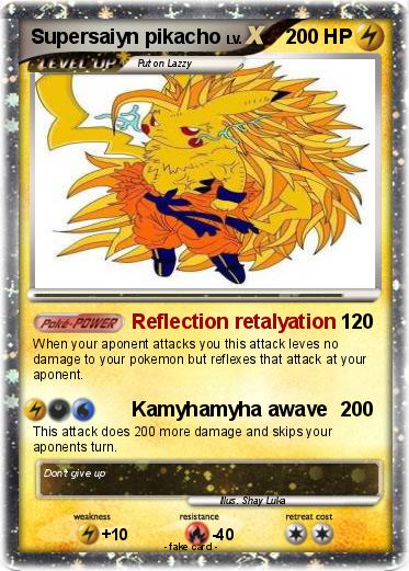 Pokemon Supersaiyn pikacho