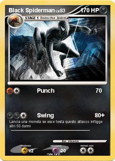Pokemon Black Spiderman