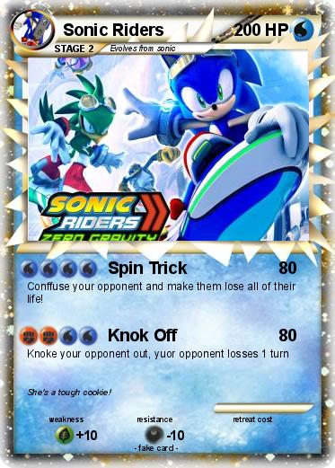 Pokemon Sonic Riders