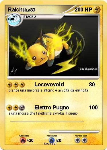 Pokemon Raichu