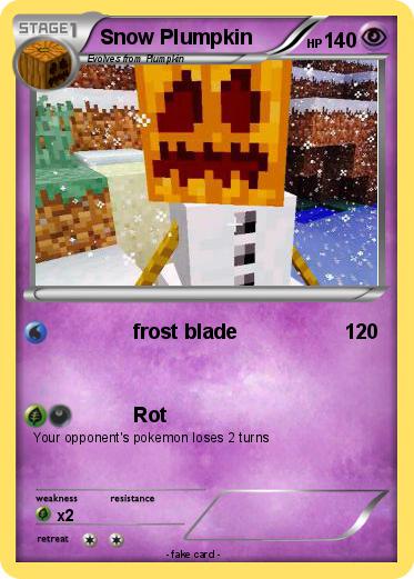 Pokemon Snow Plumpkin