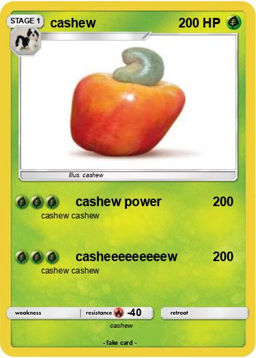 Pokemon cashew