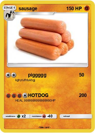 Pokemon sausage