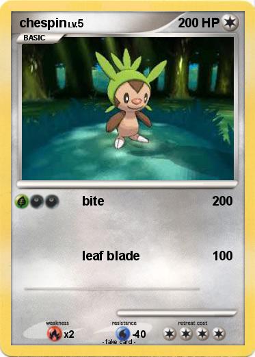 Pokemon chespin