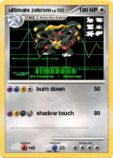 Pokemon ultimate zekrom