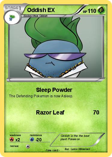 Pokemon Oddish EX