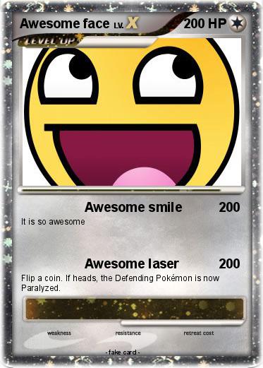 Pokemon Awesome face