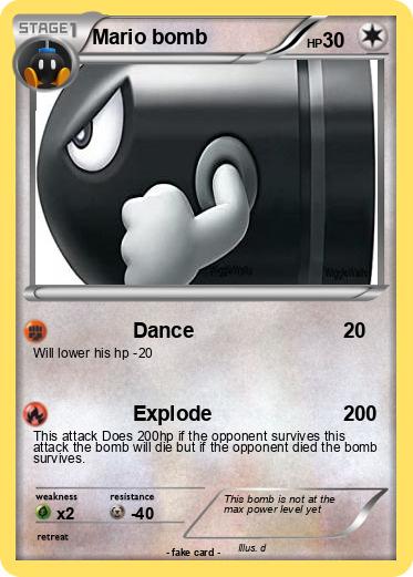 Pokemon Mario bomb