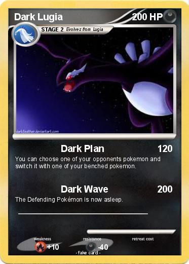 Pokemon Dark Lugia