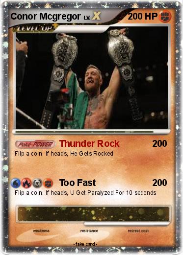 Pokemon Conor Mcgregor