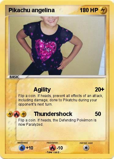 Pokemon Pikachu angelina