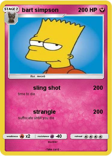 Pokemon bart simpson