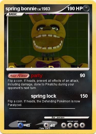 Pokemon spring bonnie