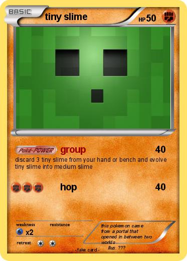Pokemon tiny slime