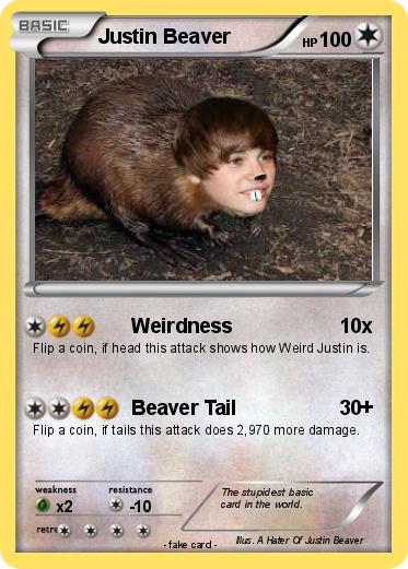 Pokemon Justin Beaver