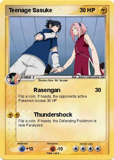 Pokemon Teenage Sasuke
