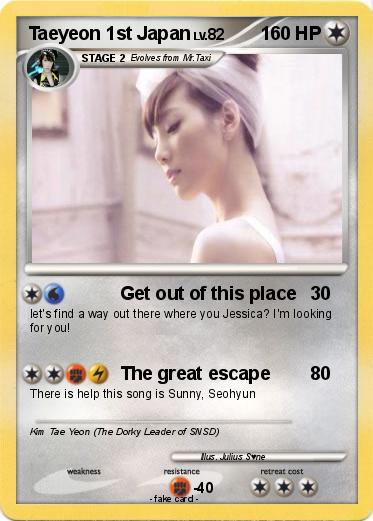 Pokemon Taeyeon 1st Japan
