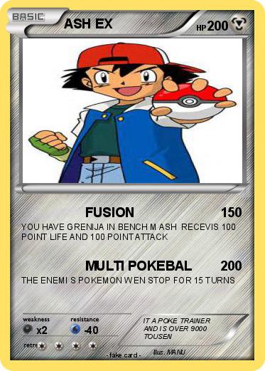 Pokemon ASH EX
