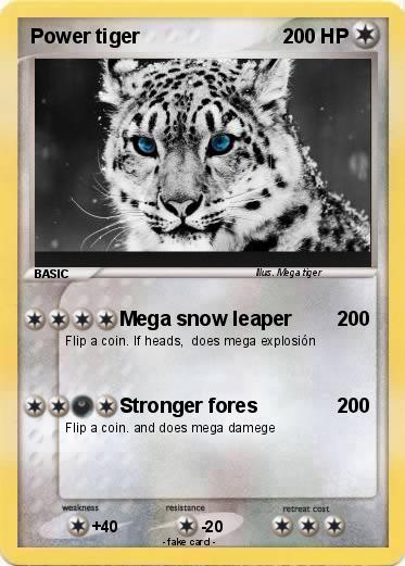Pokemon Power tiger