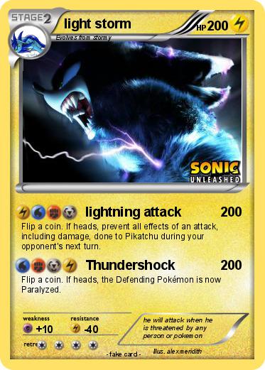 Pokemon light storm