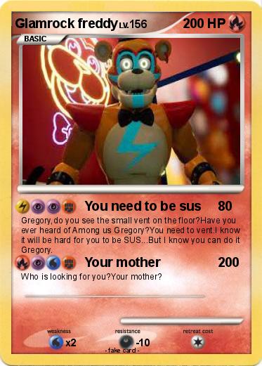 Pokemon Glamrock freddy
