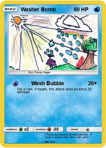 Pokemon Washer Bomb