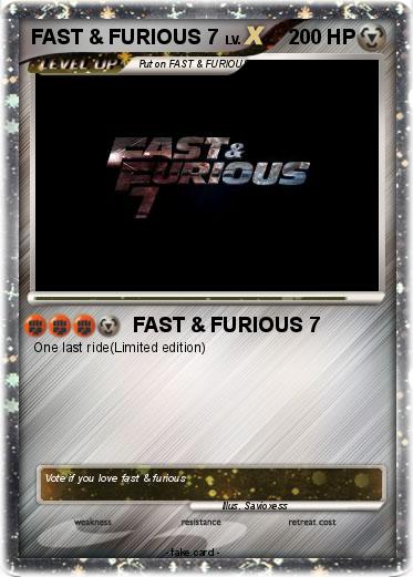 Pokemon FAST & FURIOUS 7