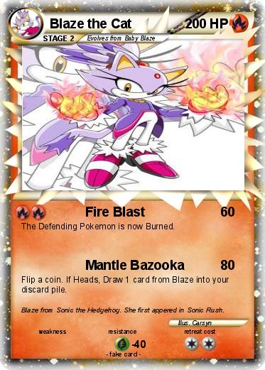 Pokemon Blaze the Cat