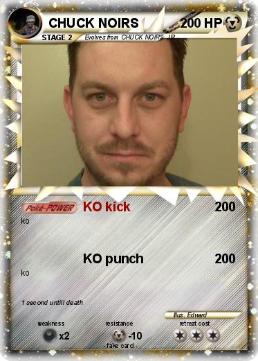Pokemon CHUCK NOIRS