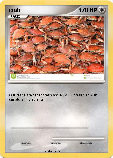 Pokemon crab
