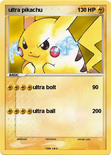 Pokemon ultra pikachu
