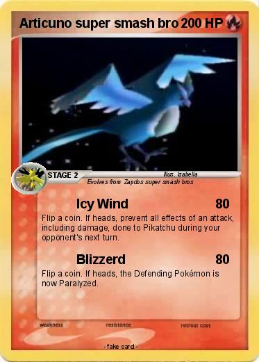 Pokemon Articuno super smash bro