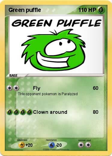Pokemon Green puffle