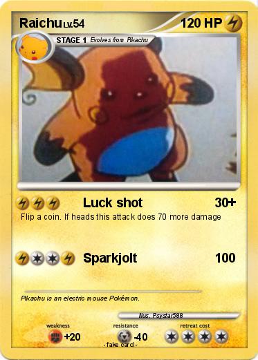 Pokemon Raichu