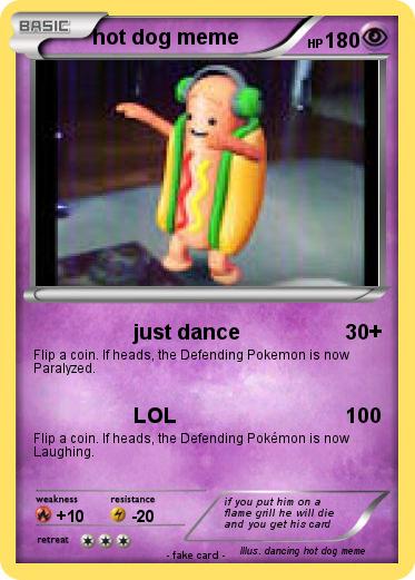 Pokemon hot dog meme