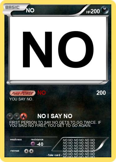 Pokemon NO