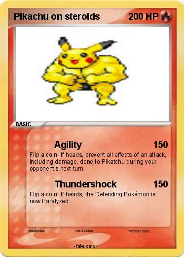 Pokemon Pikachu on steroids