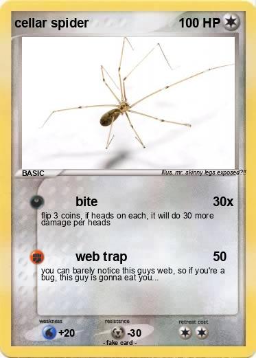 Pokemon cellar spider