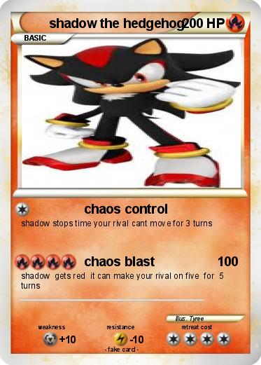 Pokemon shadow the hedgehog