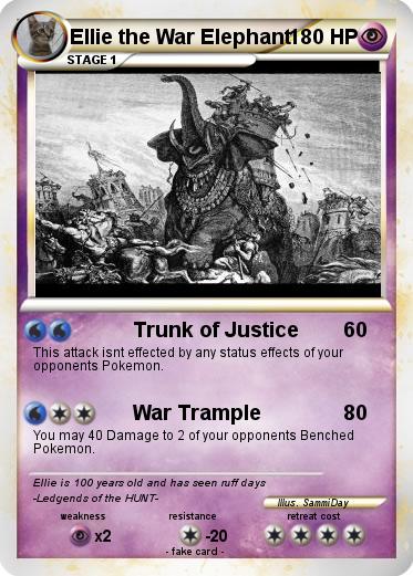 Pokemon Ellie the War Elephant