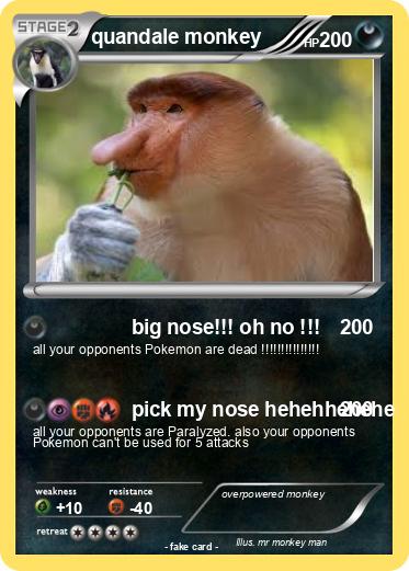 Pokemon quandale monkey