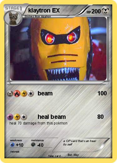 Pokemon klaytron EX
