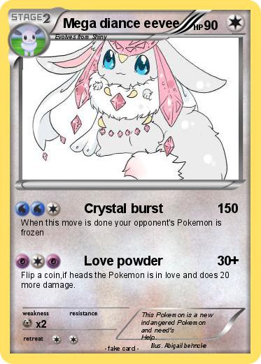 Pokemon Mega diance eevee