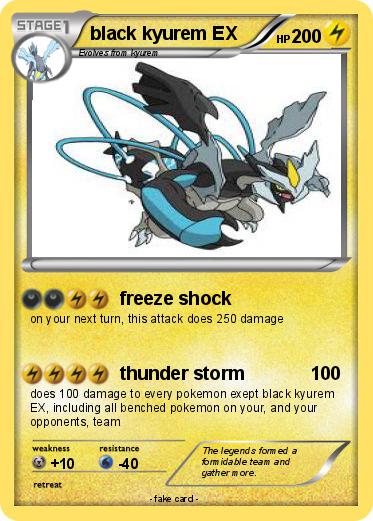Pokemon black kyurem EX