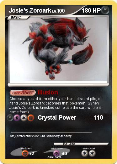 Pokemon Josie's Zoroark
