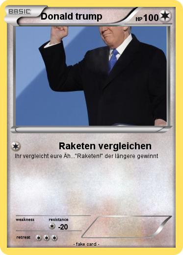 Pokemon Donald trump