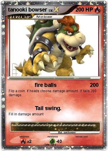 Pokemon tanooki bowser