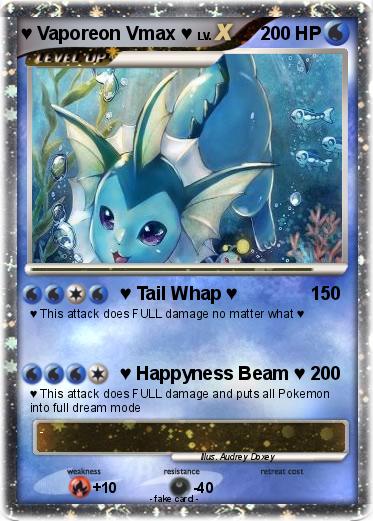 Pokemon ♥ Vaporeon Vmax ♥